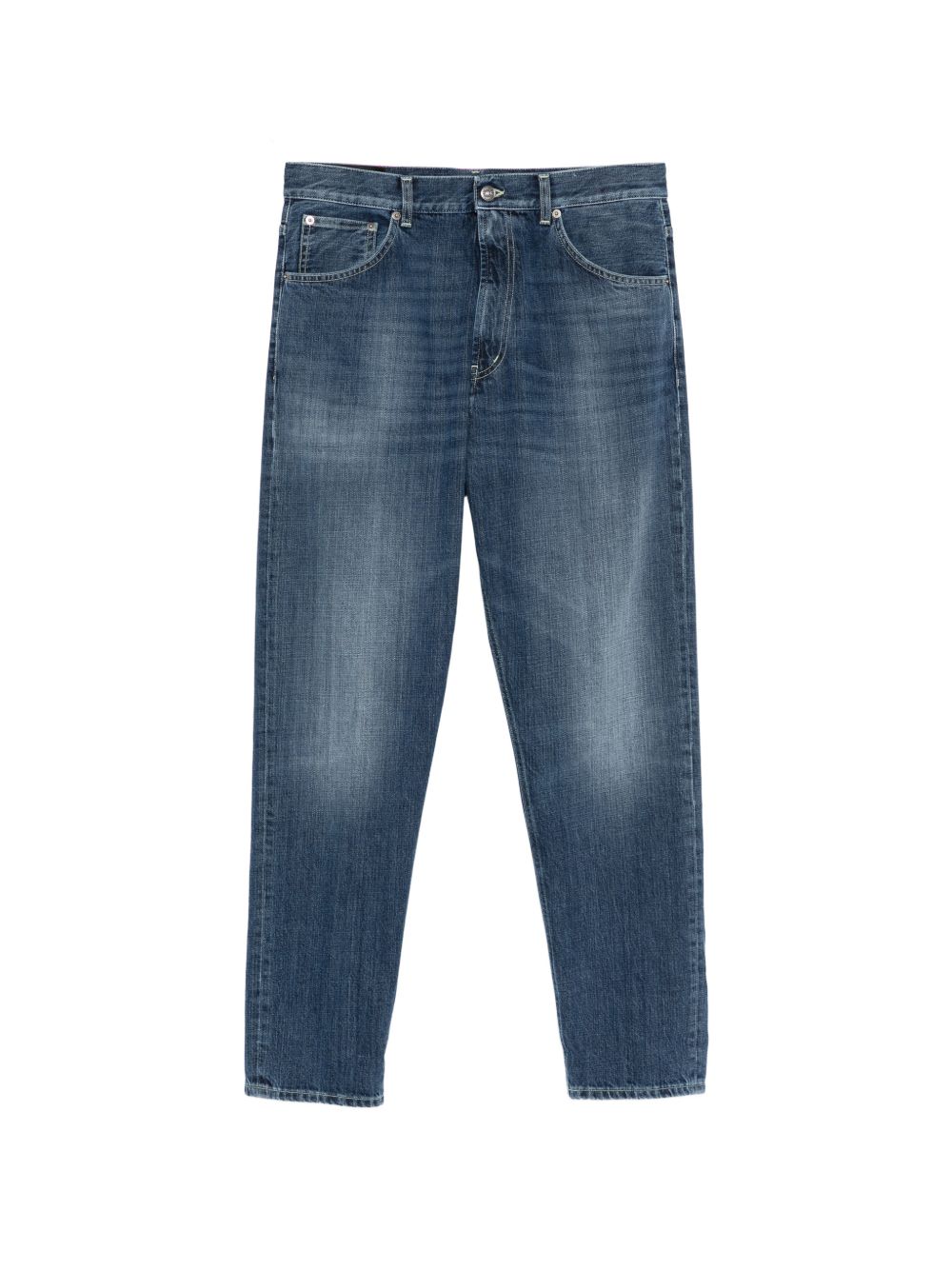 Five Pocket Versatile Jeans with Button Fastening for Men