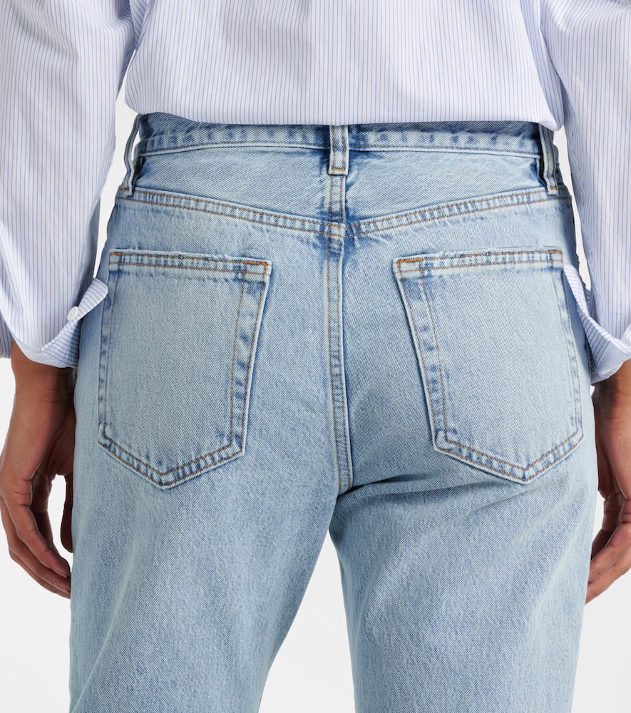 Staple high-rise straight jeans