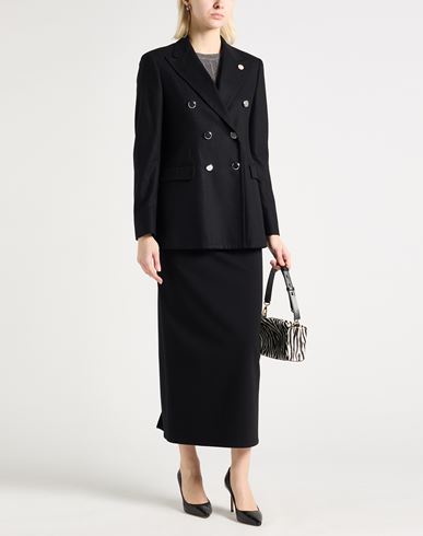 Woman Blazer Black Size 10 Cashmere