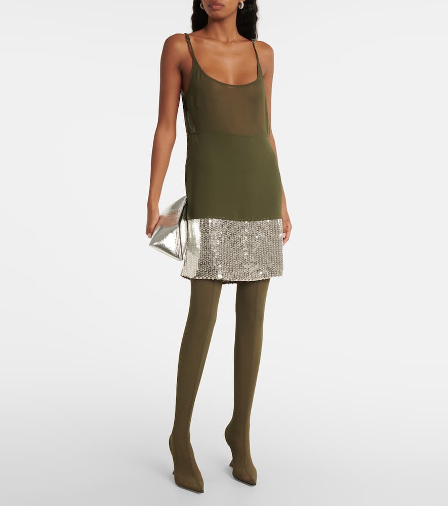 Sequined midi skirt