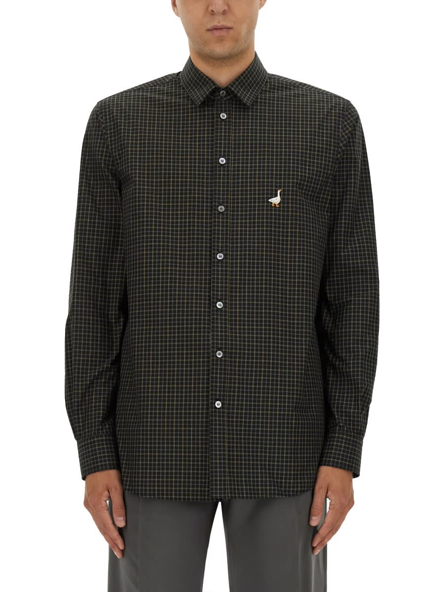 Shirt With Goose Embroidery