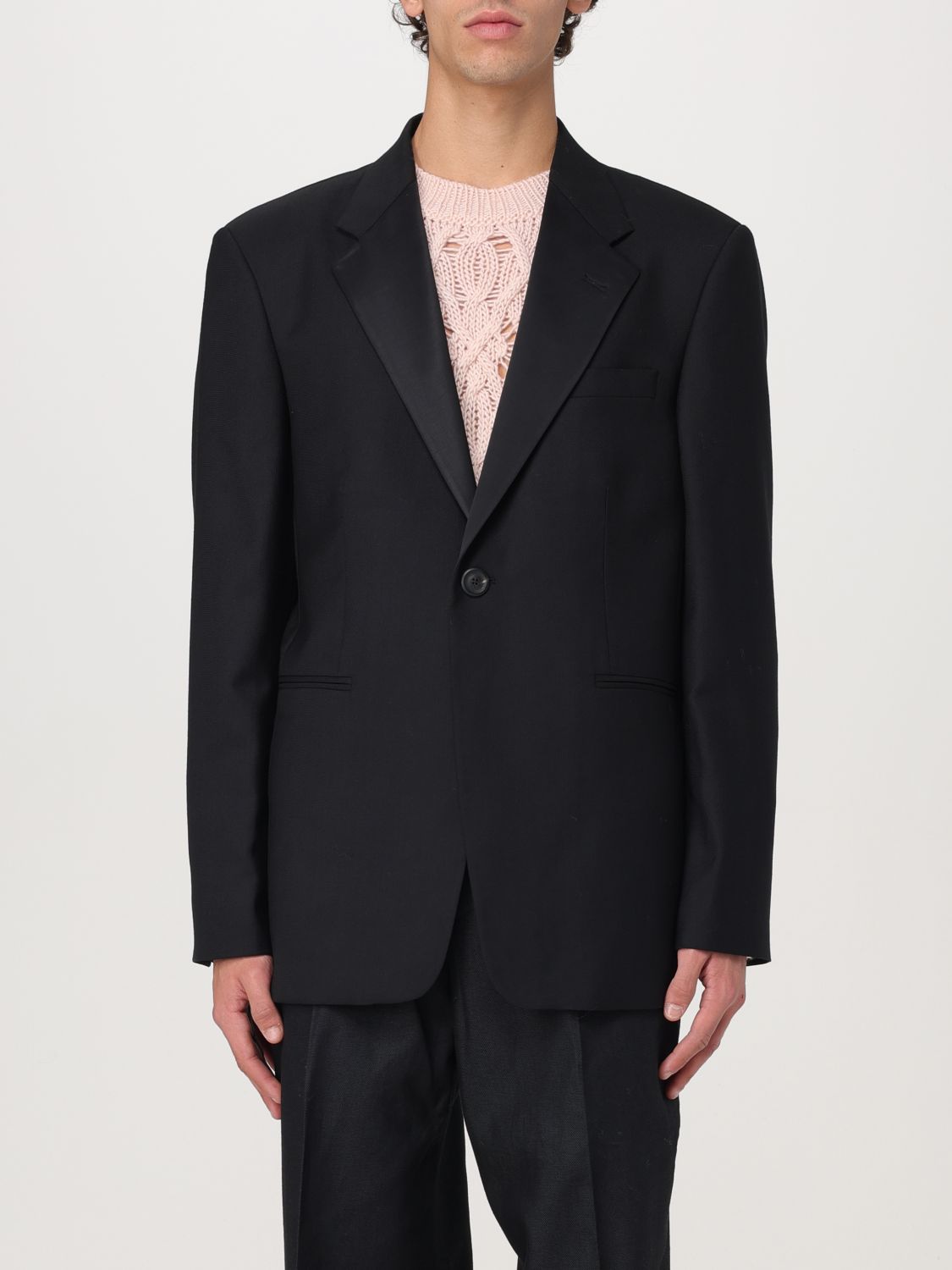 Blazer Men color Black