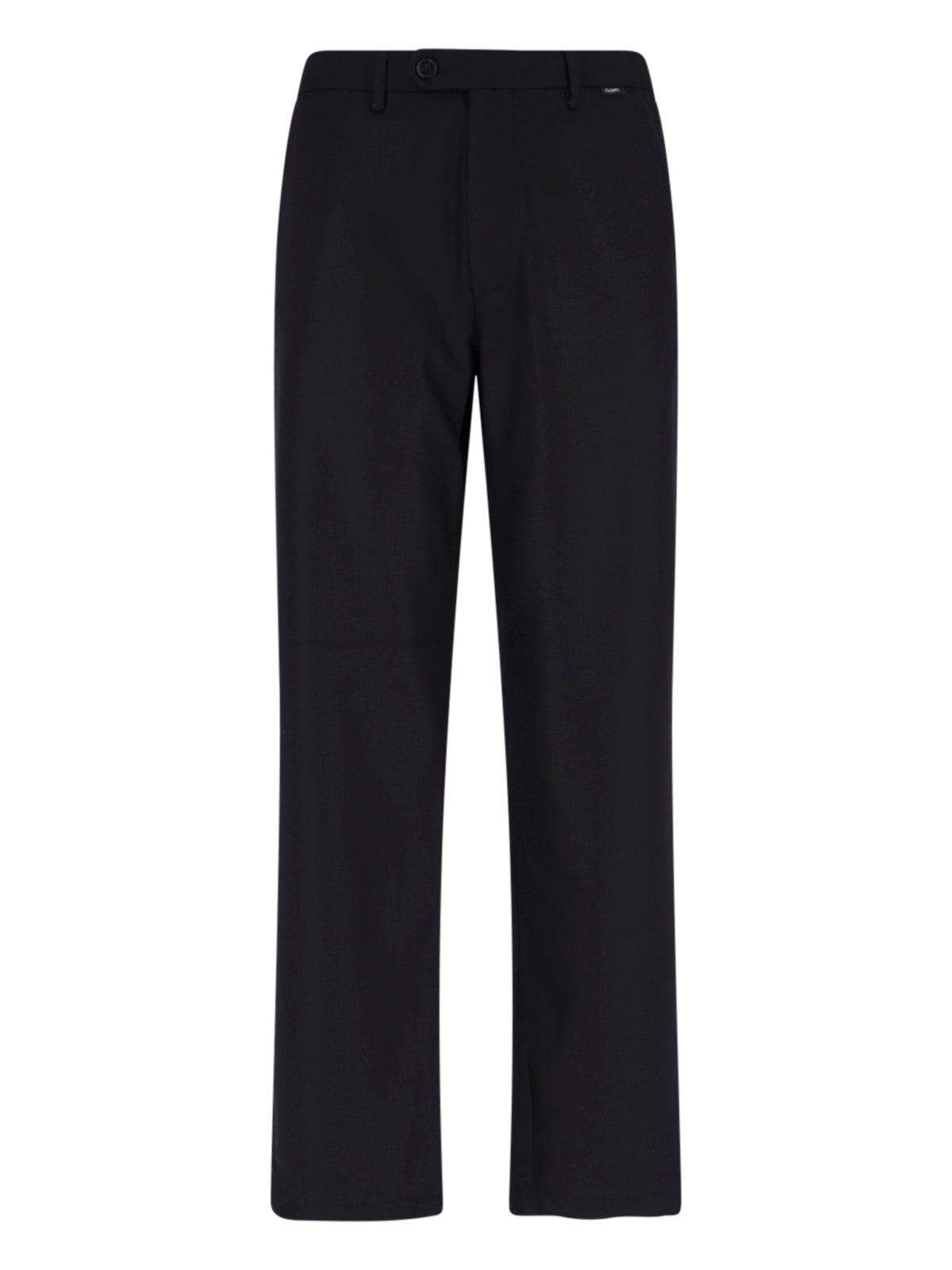 Men's Wool-Blend Trousers with Tailored Finish