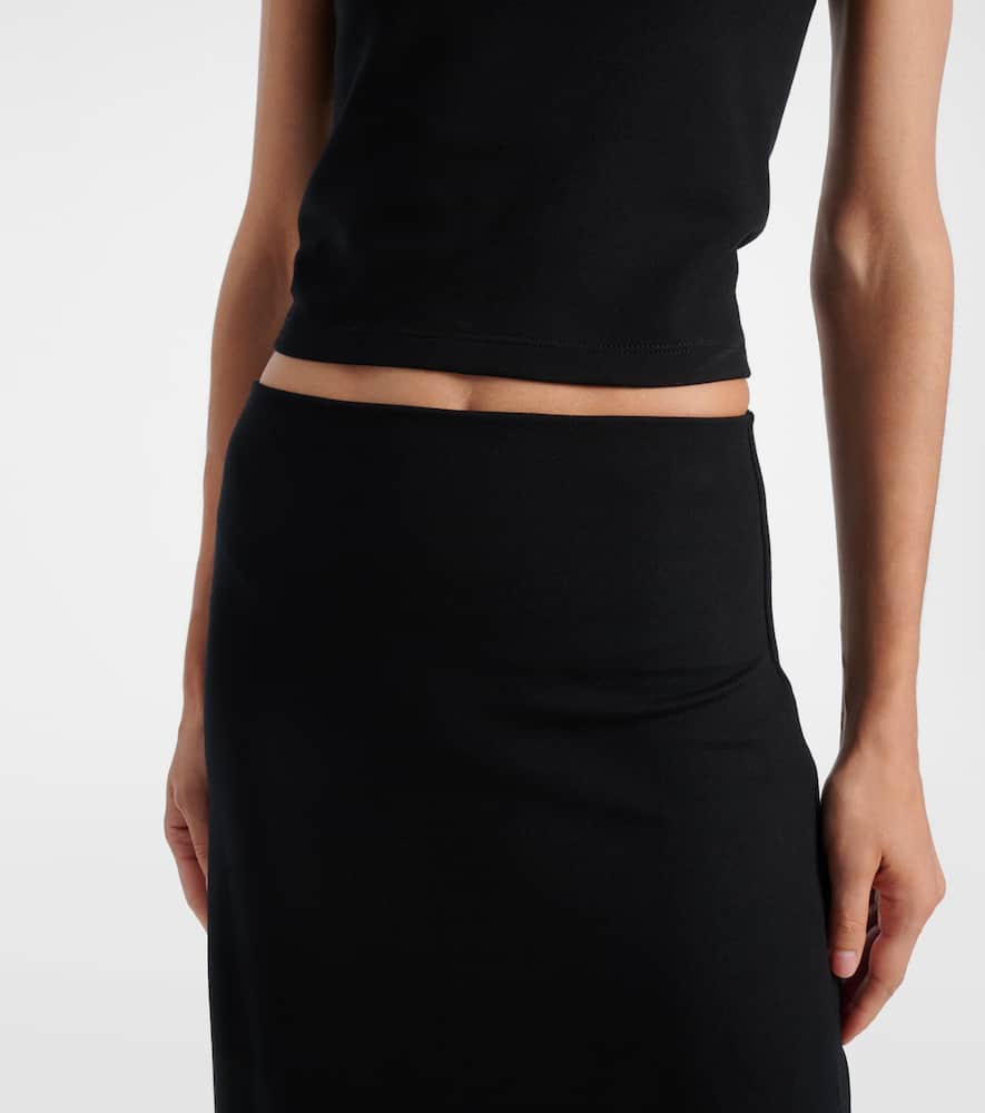 Rio high-rise maxi skirt