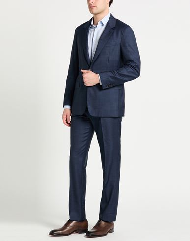 Man Suit Navy Size 44 Wool