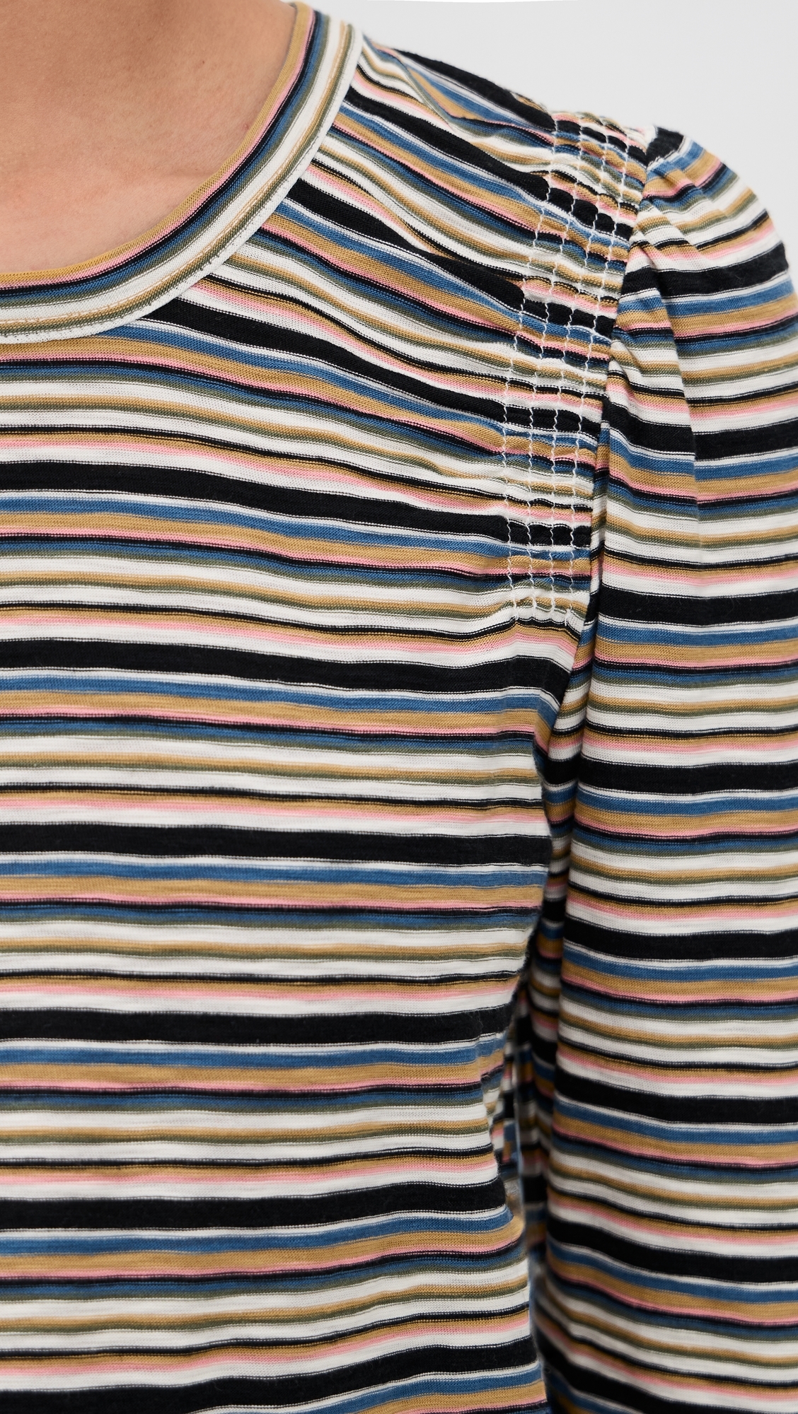 Bouvet Tee Variegated Multi Stripe