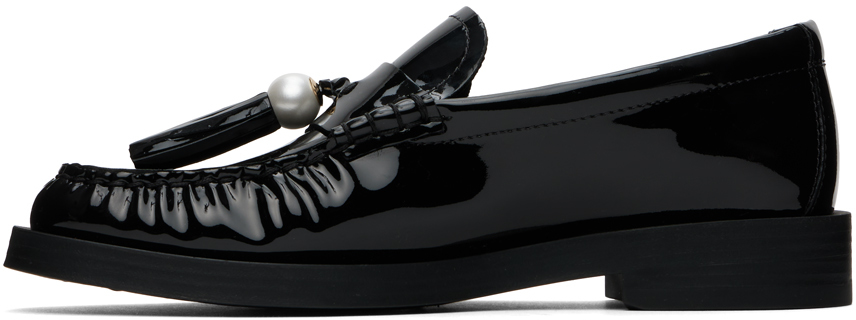 Jimmy Choo Black Addie Loafers