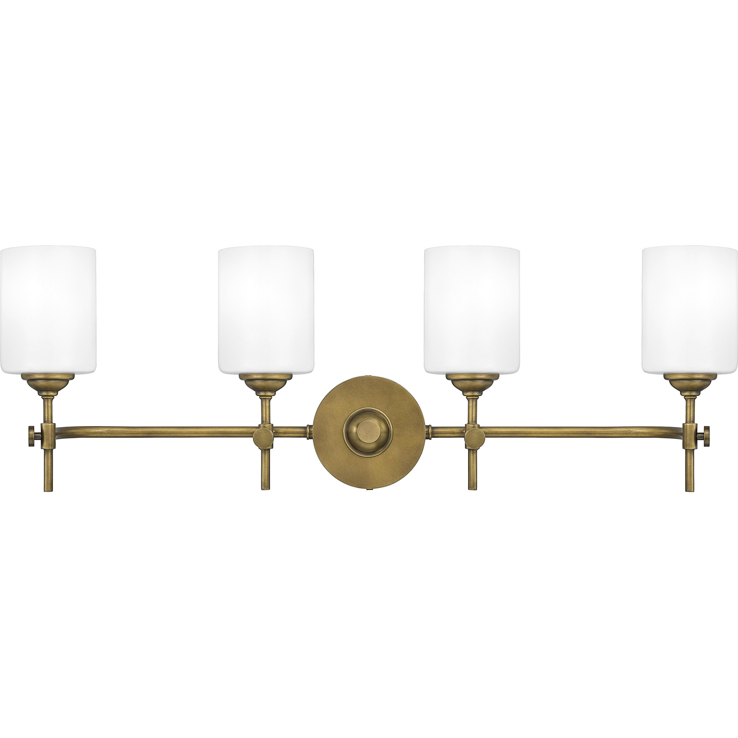 Aria 4-Light Bathroom Vanity Light in Weathered Bra