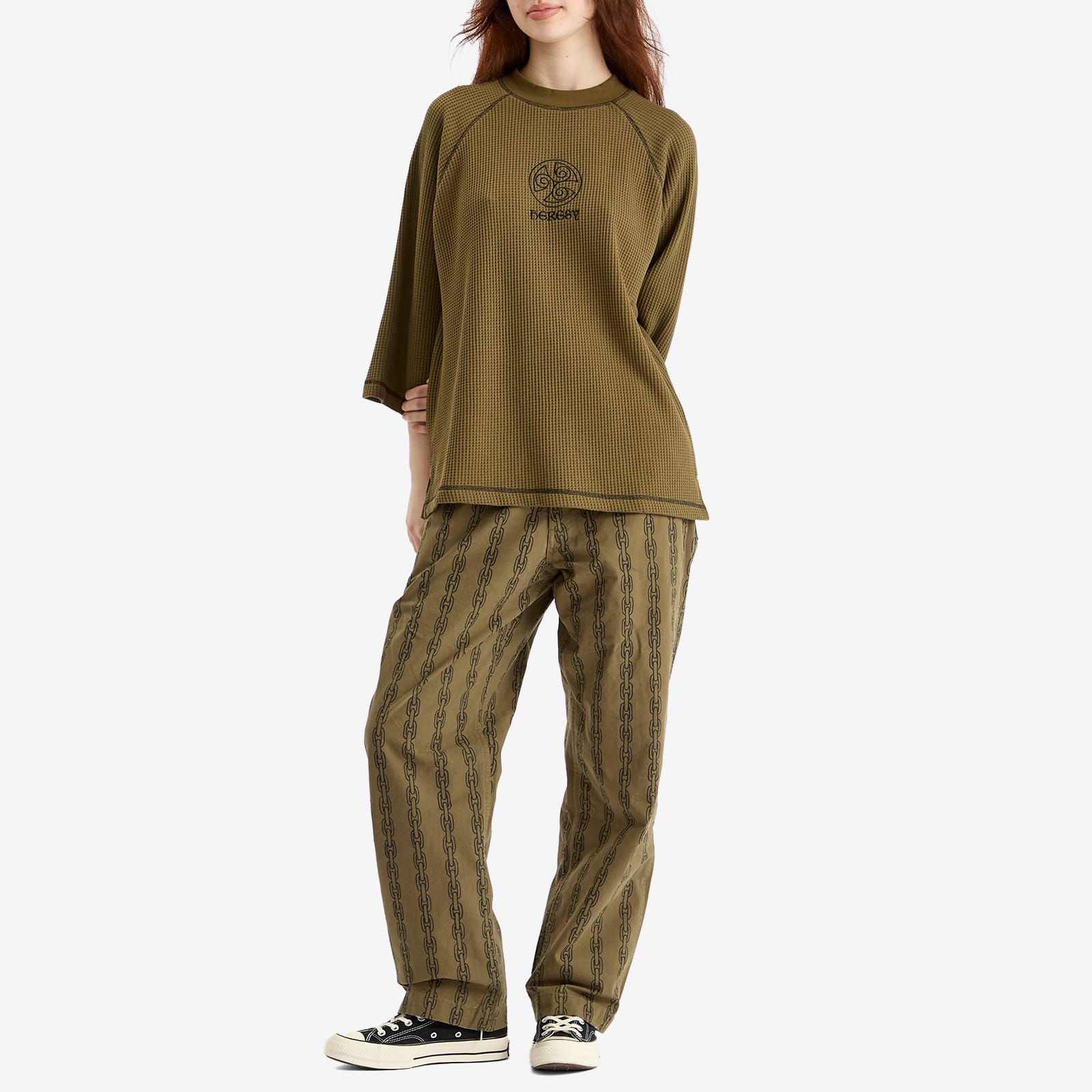 Heresy Women's Tri-Spiral T-Shirt in Ale