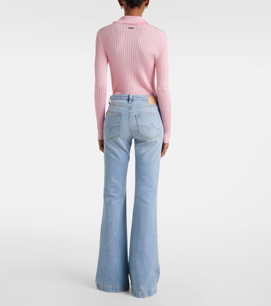 Tropea high-rise flared jeans
