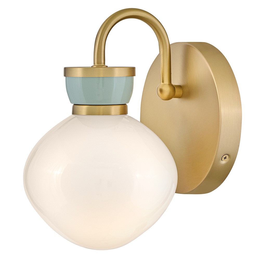 Lacquered Brass LED Wall Sconce from the Lucy Collection