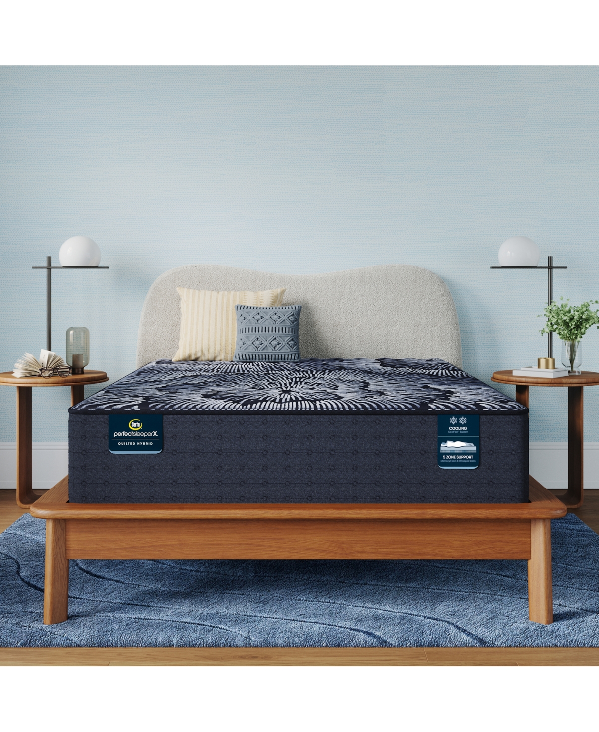 "Perfect Sleeper X Excelled Extra Firm 13.75"" Quilted Hybrid Mattress - Queen"
