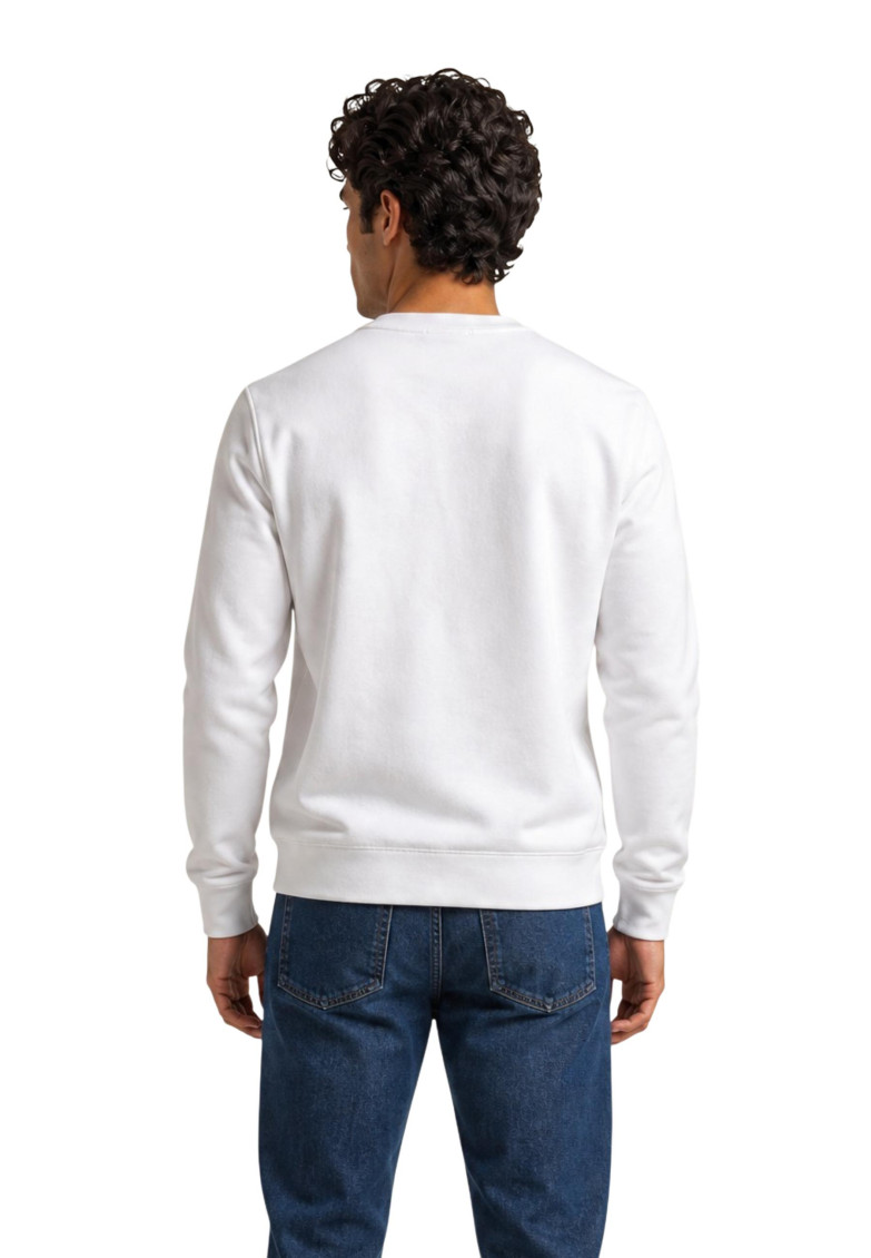 White Crew Neck Sweatshirt