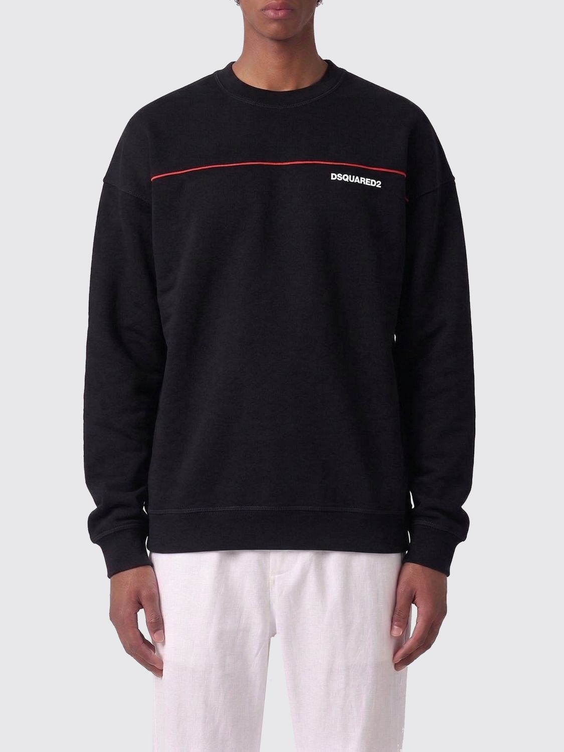 Sweatshirt Men color Black