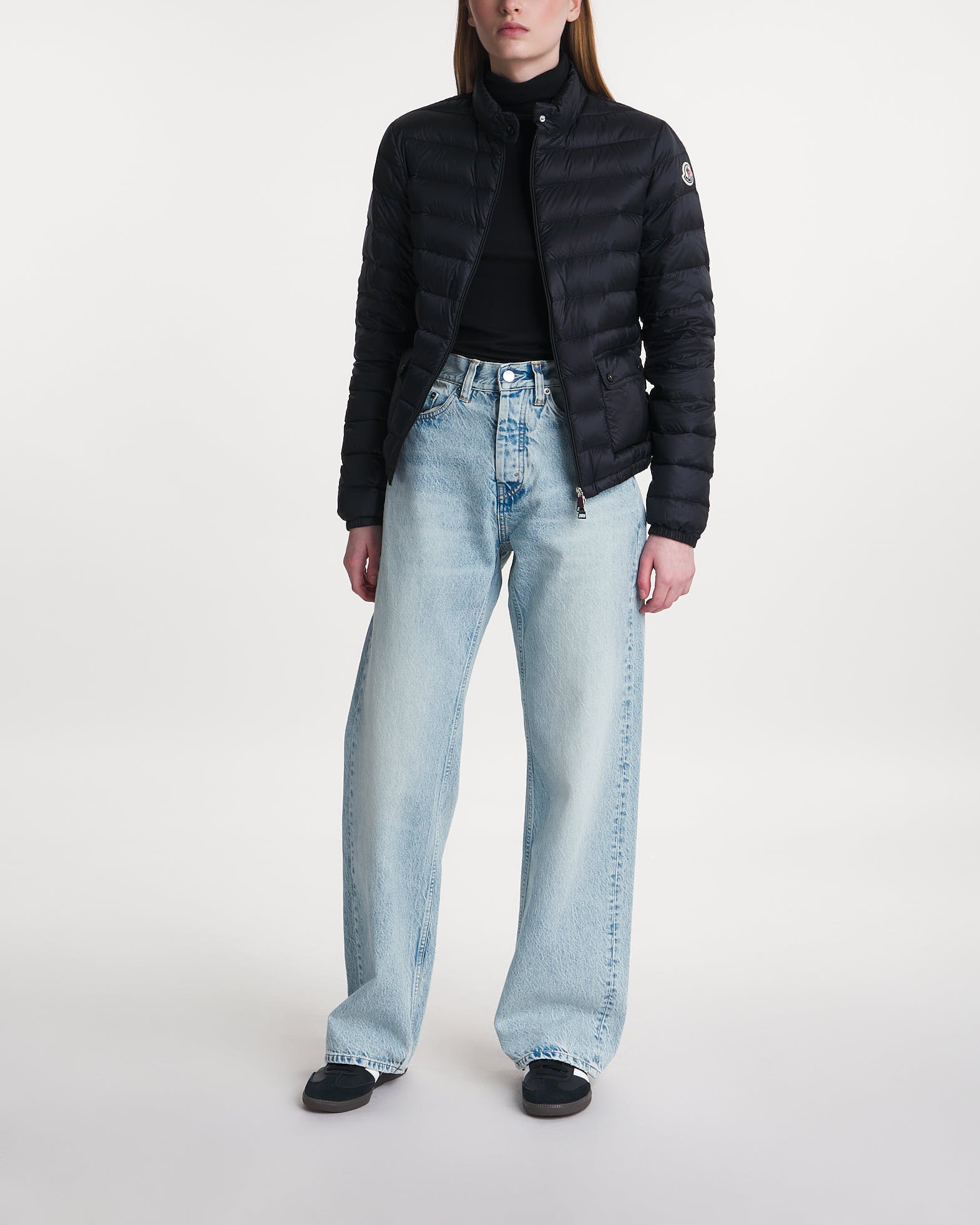 Moncler Jacka Lans Giubbotto Down Jacket Black MONCLER