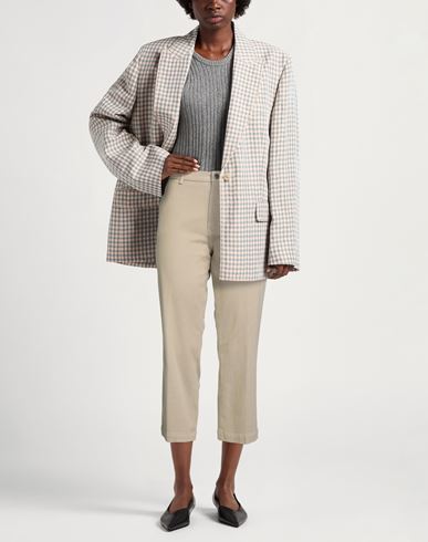 Re_hash Woman Pants Beige Size 31 Cotton, Lyocell, Elastane
