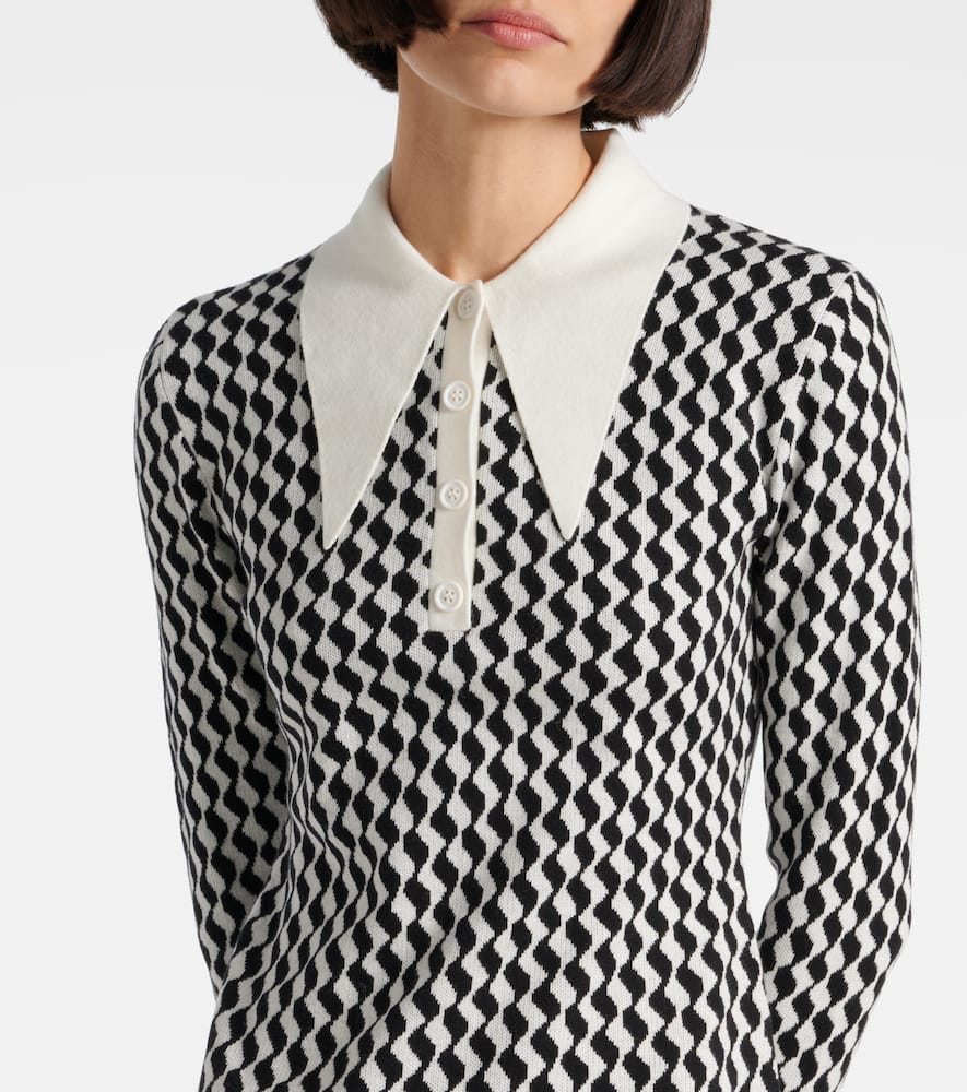 Cotton-blend minidress