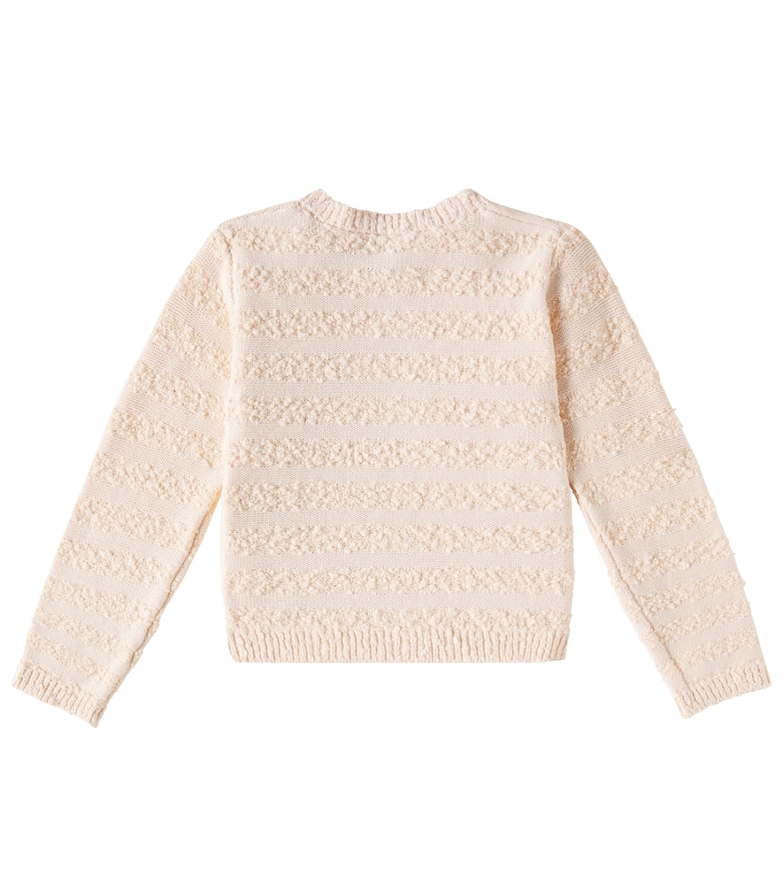 Scotch & Soda Kids Cotton-blend bouclé cardigan