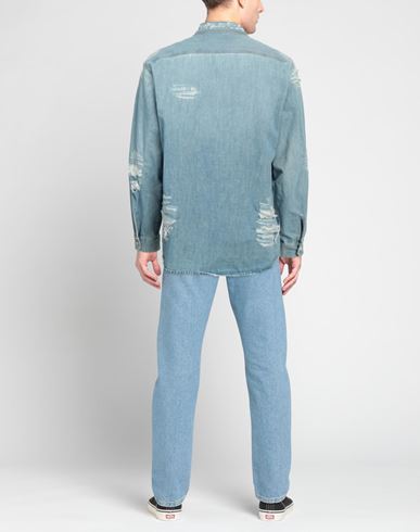 Man Denim shirt Blue Size M Cotton