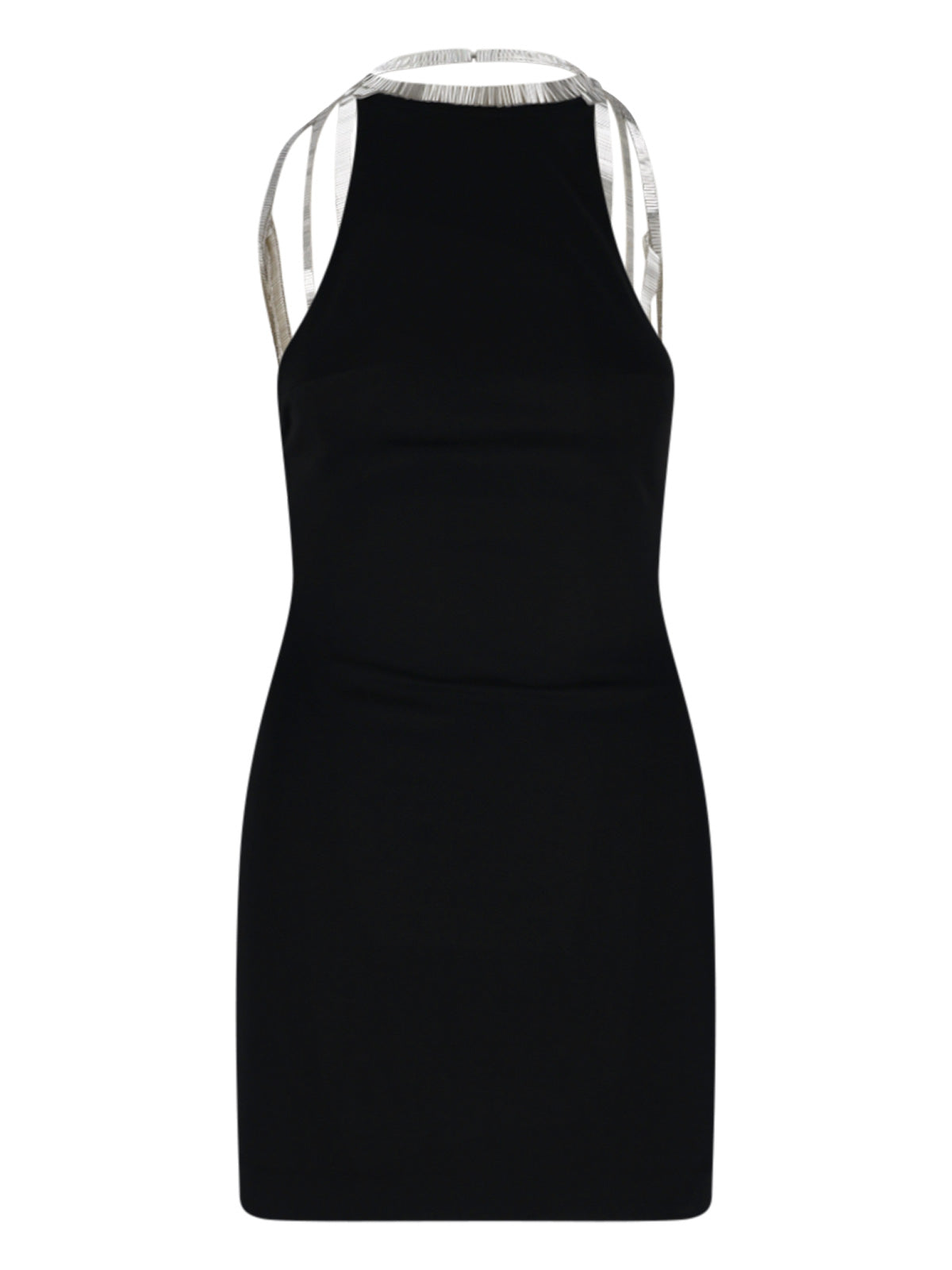 Sleek Viscose-Blend Mini Dress