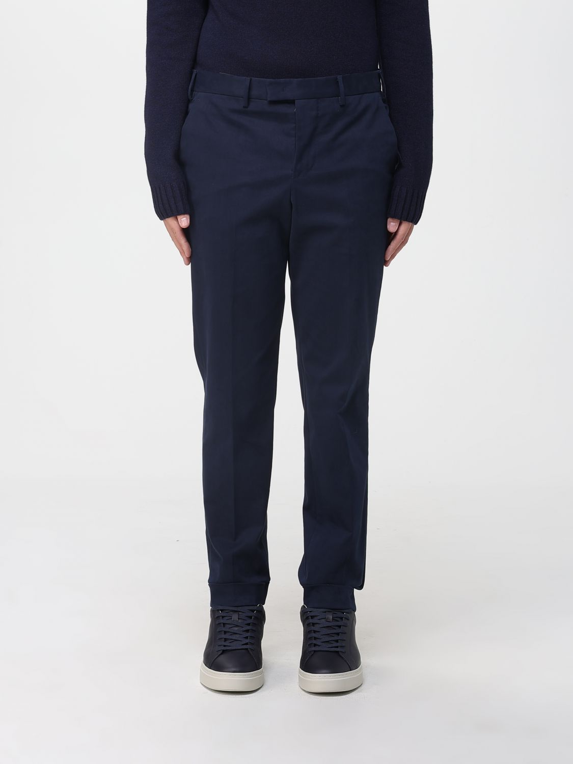 Pants Men color Blue