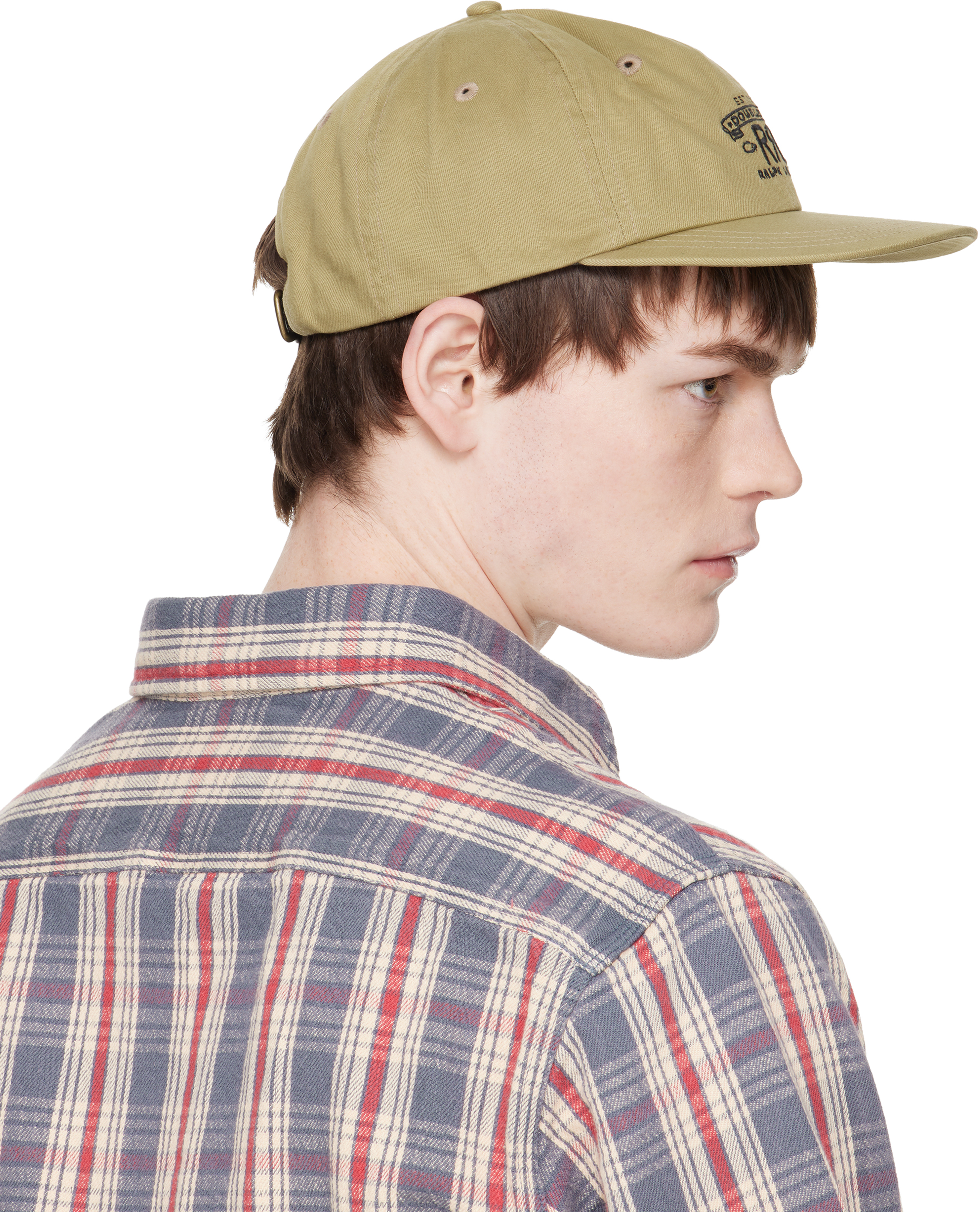 Beige Ranch Logo Twill Ball Cap