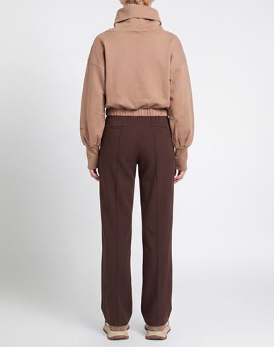 Woman Sweatshirt Taupe Size M Cotton