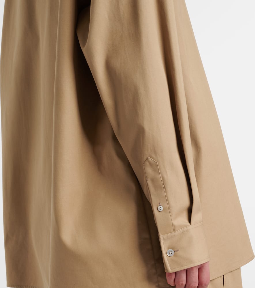 Tansy cotton and cashmere shirt