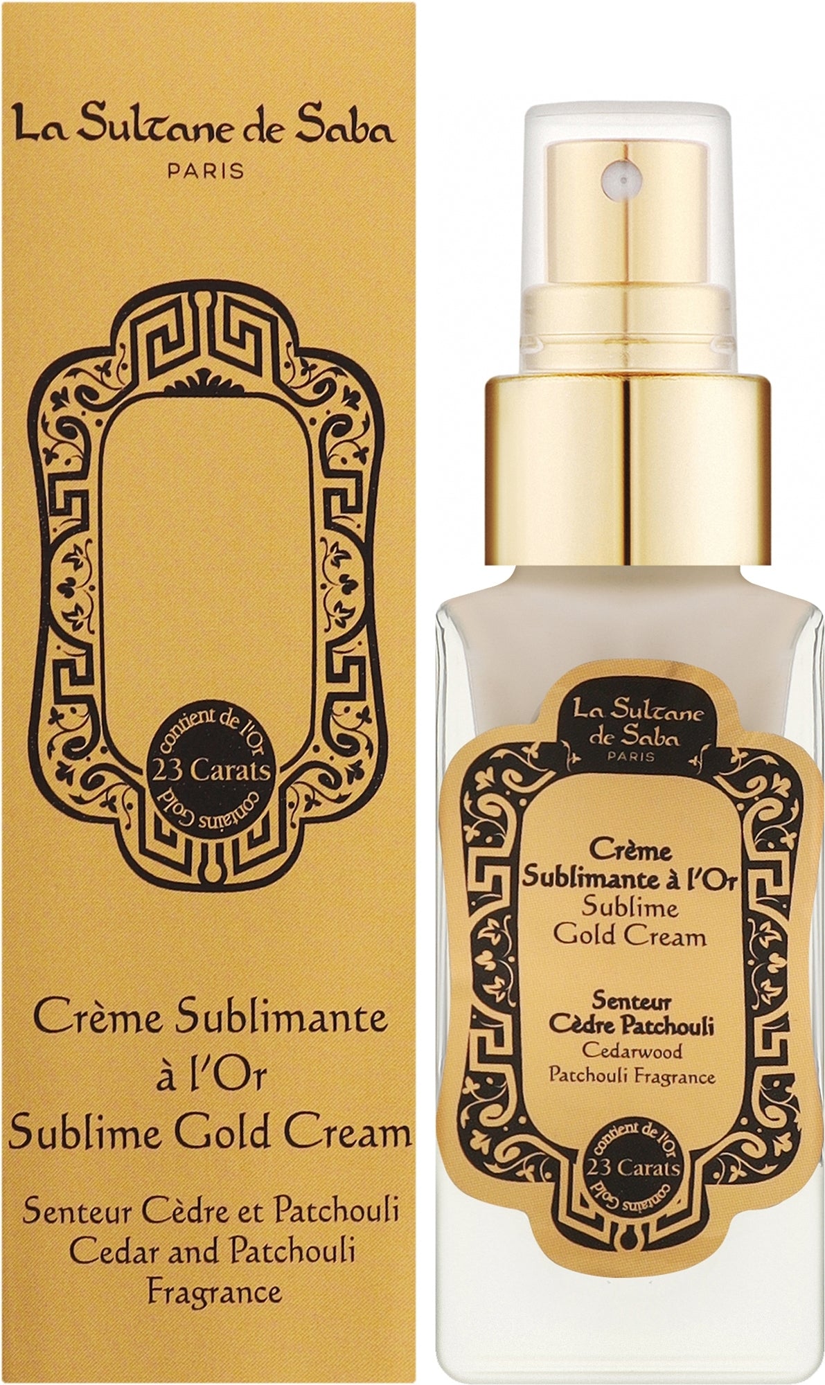 Crema viso idratante La Sultane De Saba Gold & Champagne Gold Anti-Ageing Crea