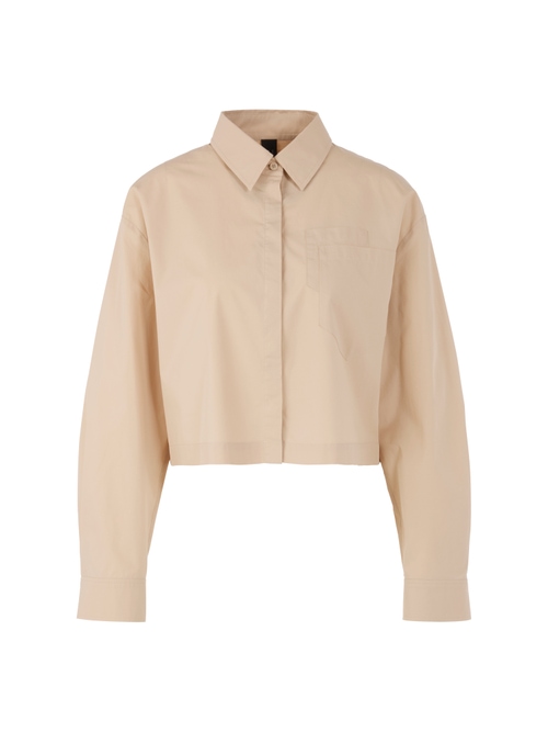 Marc Cain ‘Rethink Together’ short blouse, brown, 34 N