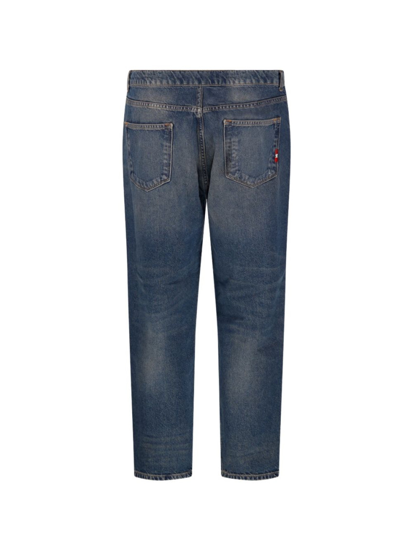 Blue Washed Slim Fit Jeans