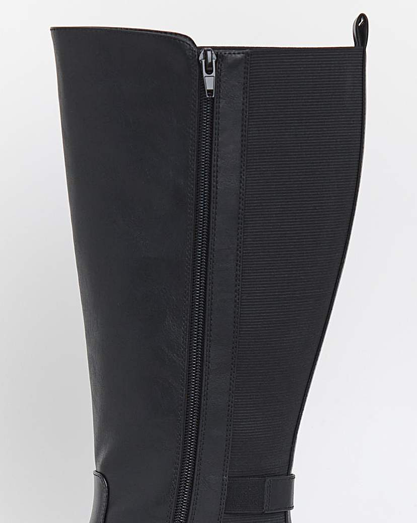 Cushion Walk Elastic Buckle Boot EEE Fit