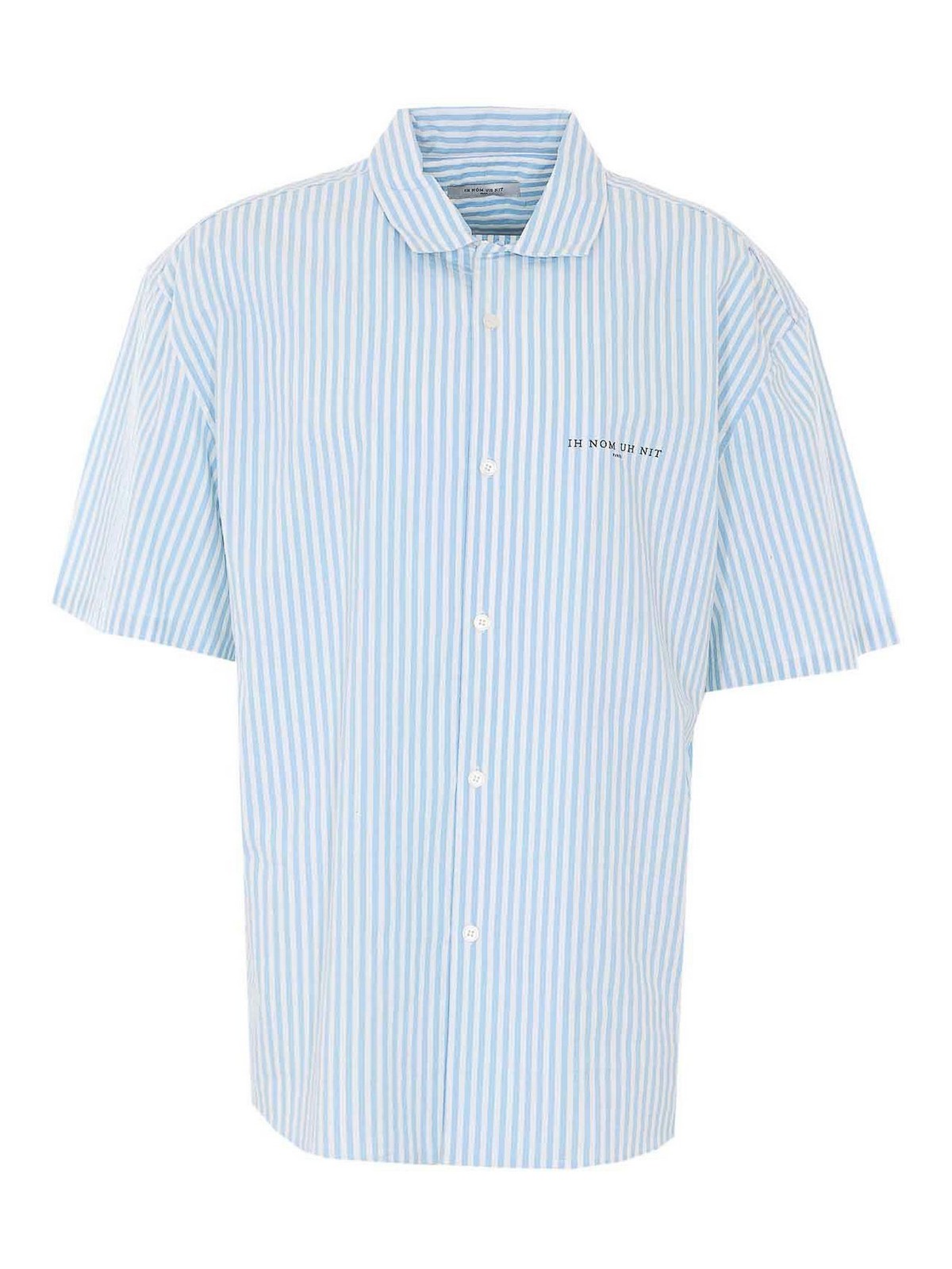 Shirts Blue Cotton - Men