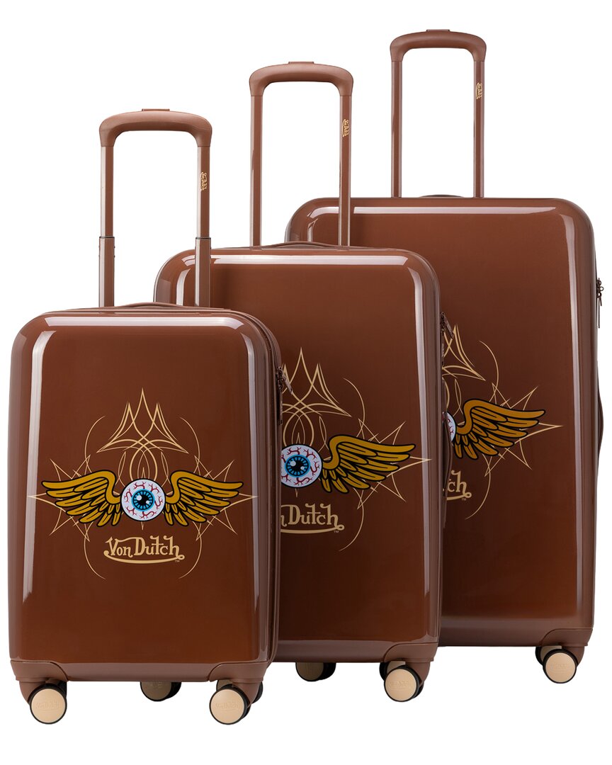 Eyeflight 3Pc Expandable Hardside Spinner Luggage Set