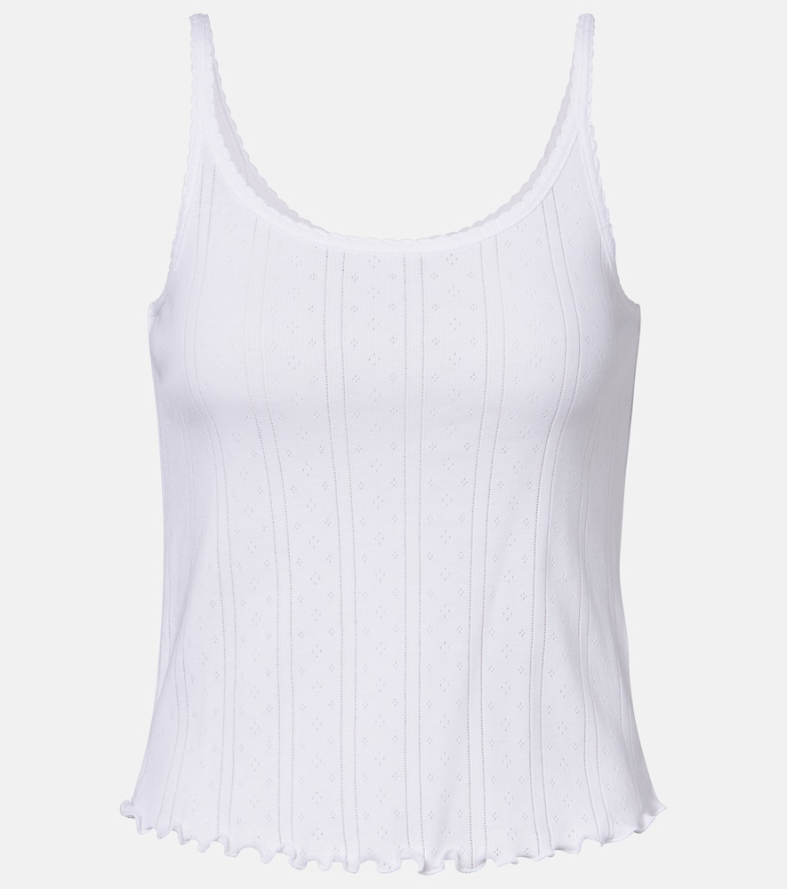 Róhe Pointelle cotton tank top