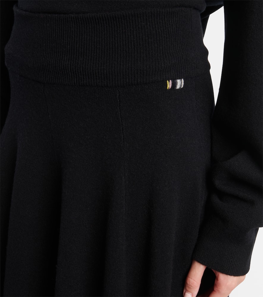 N°313 Twirl cashmere-blend maxi skirt