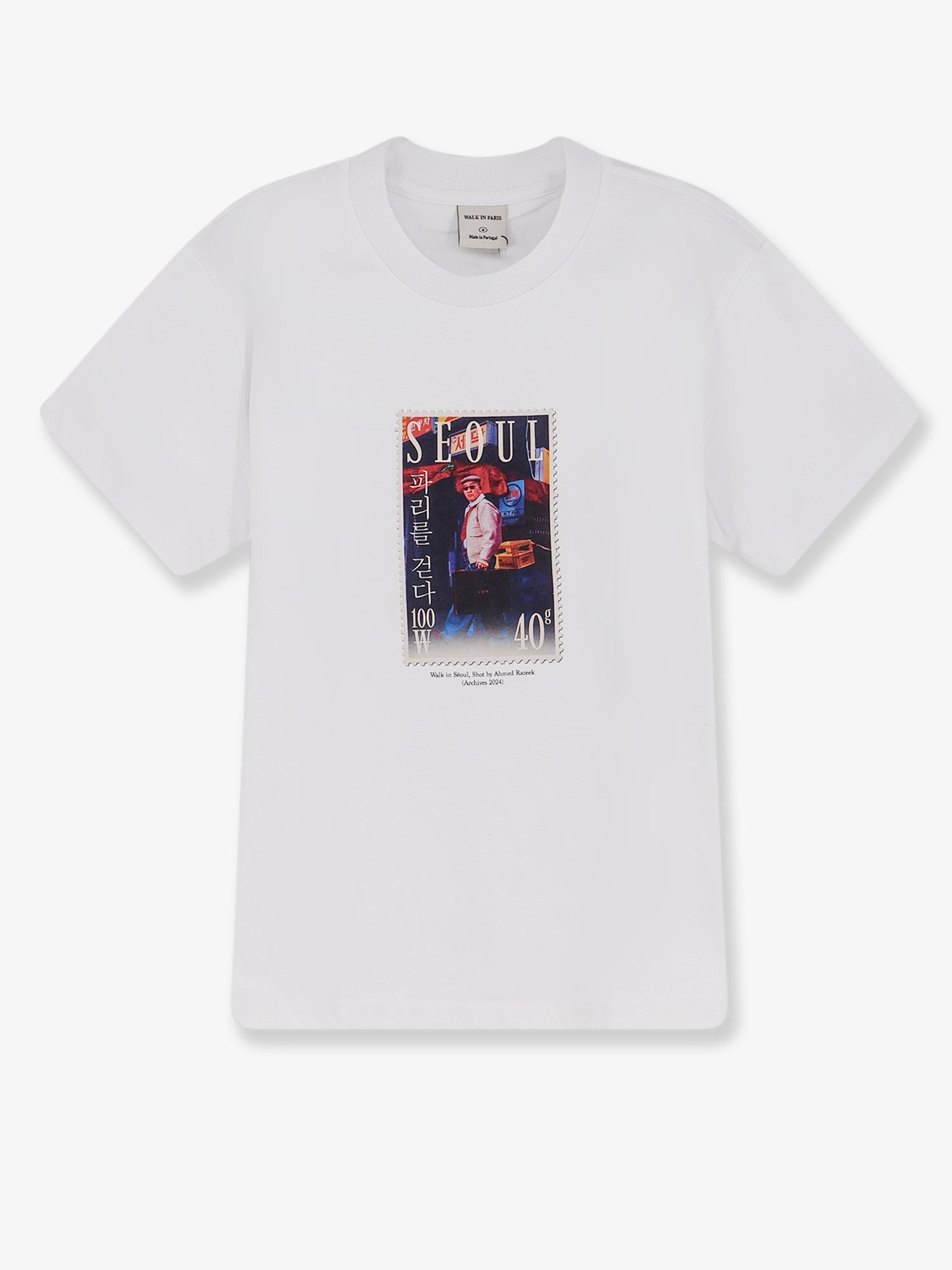 Graphic-Print Cotton T-Shirt — White