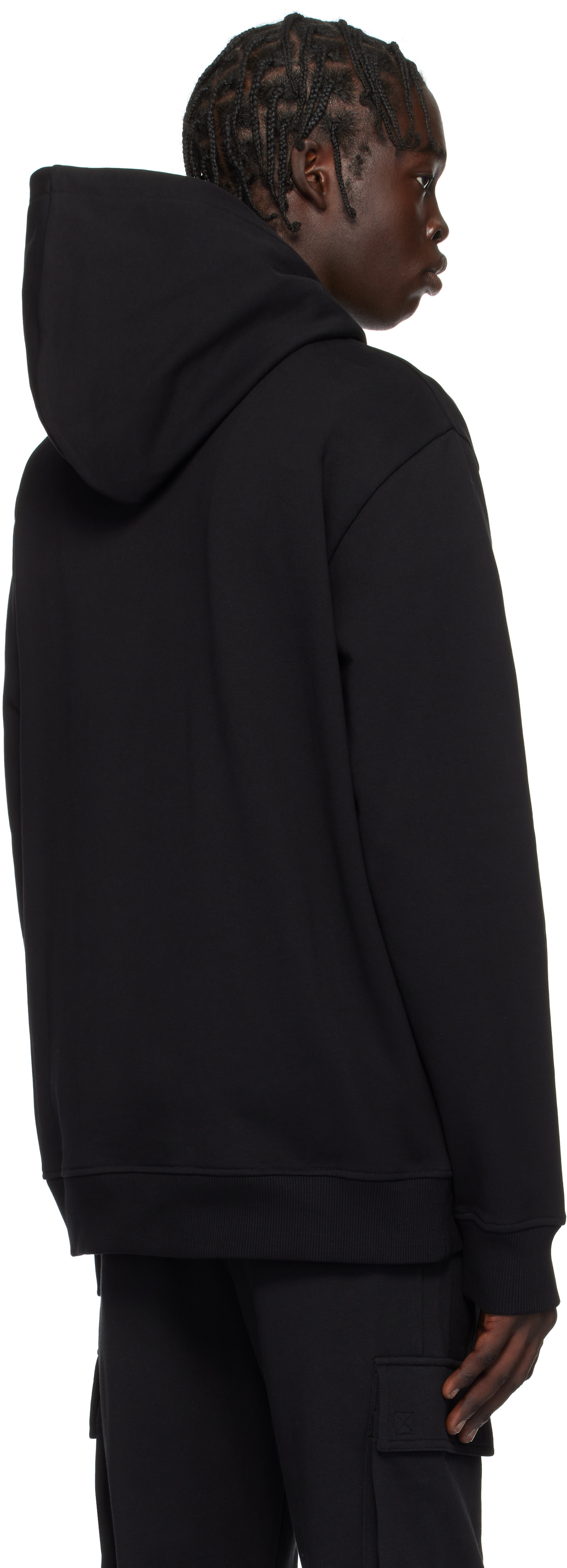 Balmain Black 'Balmain' Signature Hoodie