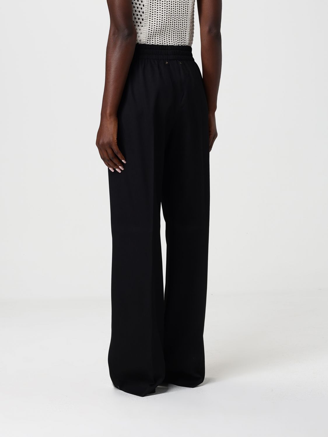 Straight-leg trousers - Black