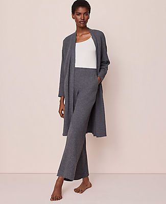 Ann Taylor Ribbed Lounge Duster
