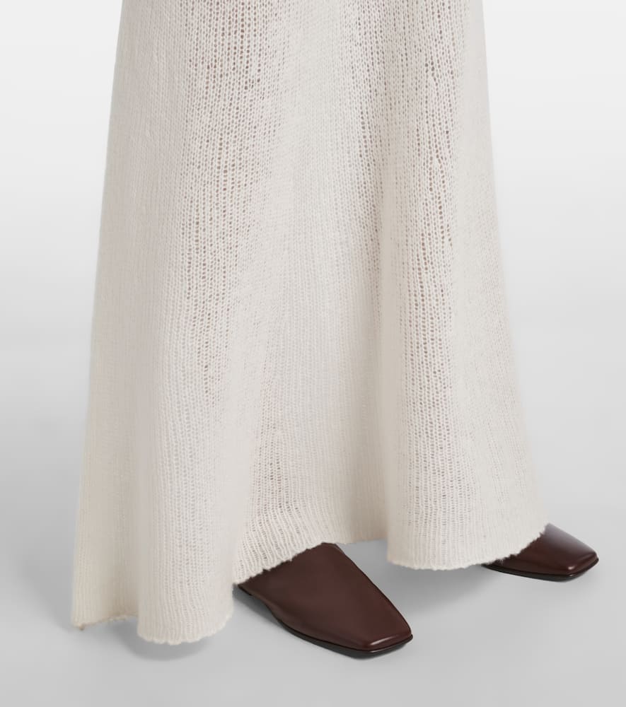 Madalena cashmere and silk maxi dress