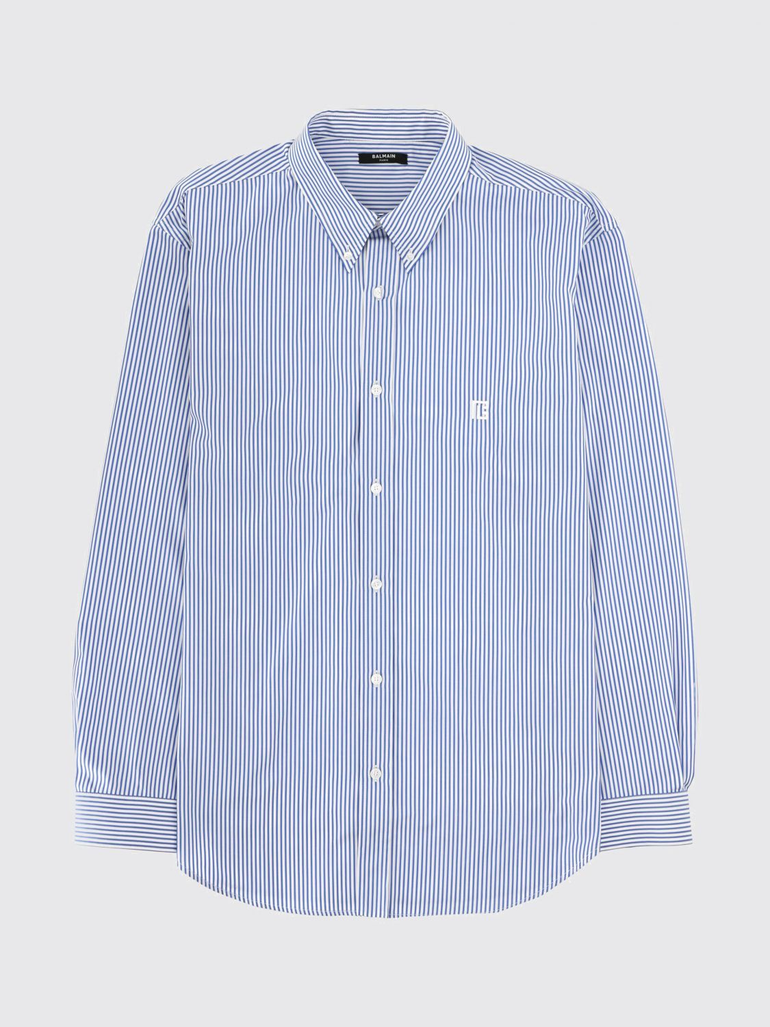 Shirt Men color Gnawed Blue