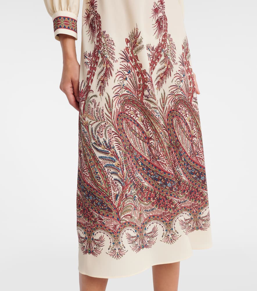 Paisley shirt dress