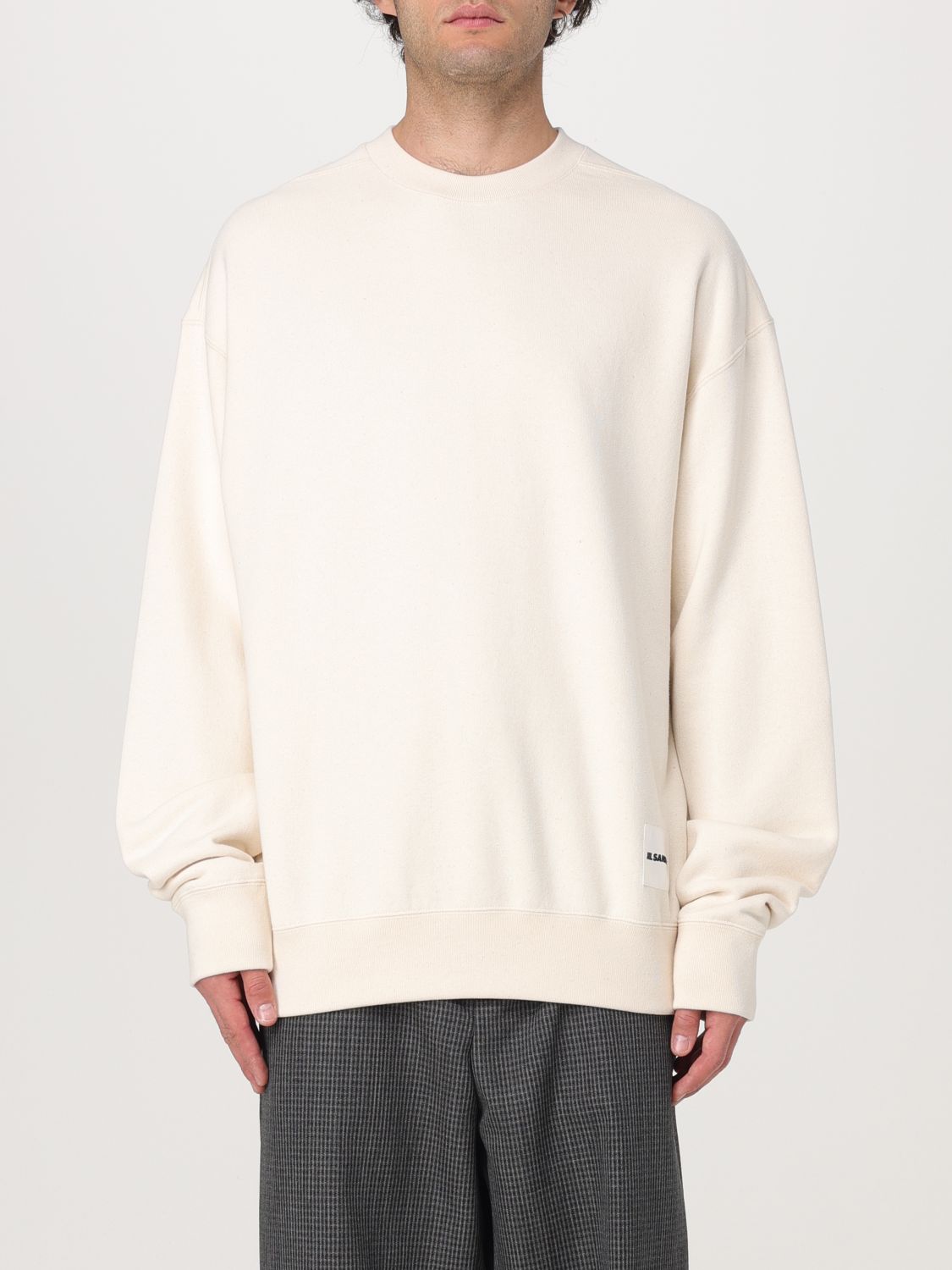 Logo-patch detail sweatshirt - Grey
