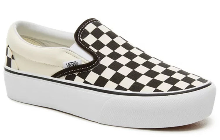 Classic Slip-On Platform 'Checker - Black White'