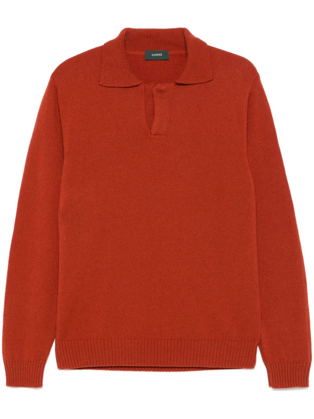 Virgin wool polo top - Neutrals