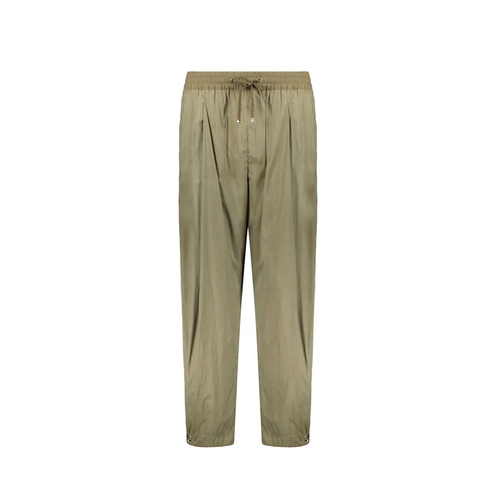 Elastane-Blend Joggers — Beige
