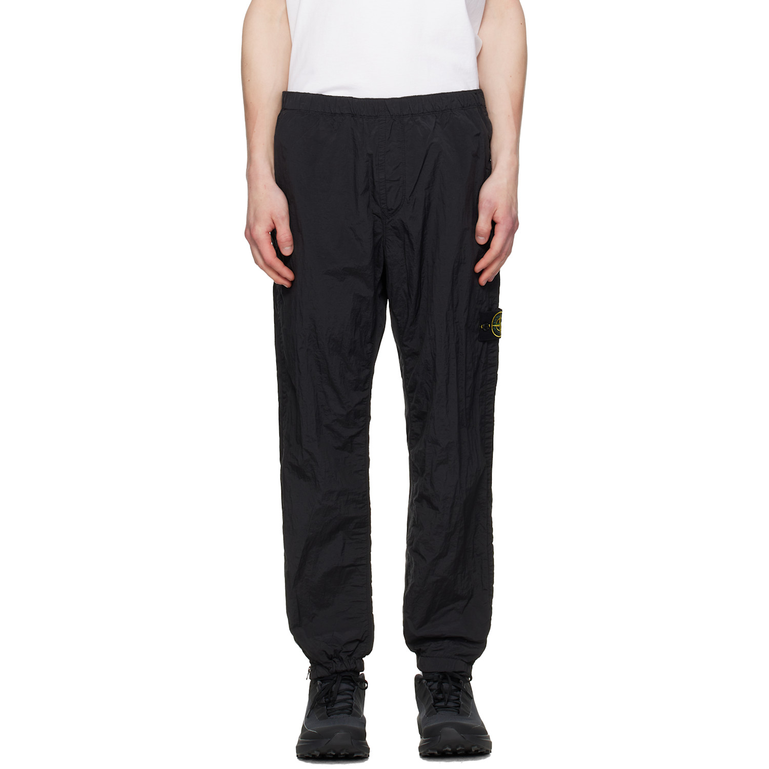Black 3100035 Nylon Metal ECONYL Trousers