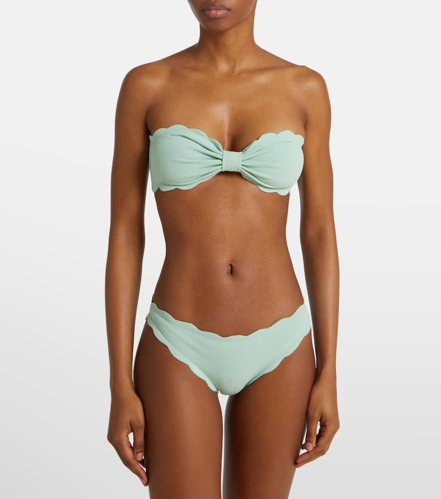 Antibes bandeau bikini top