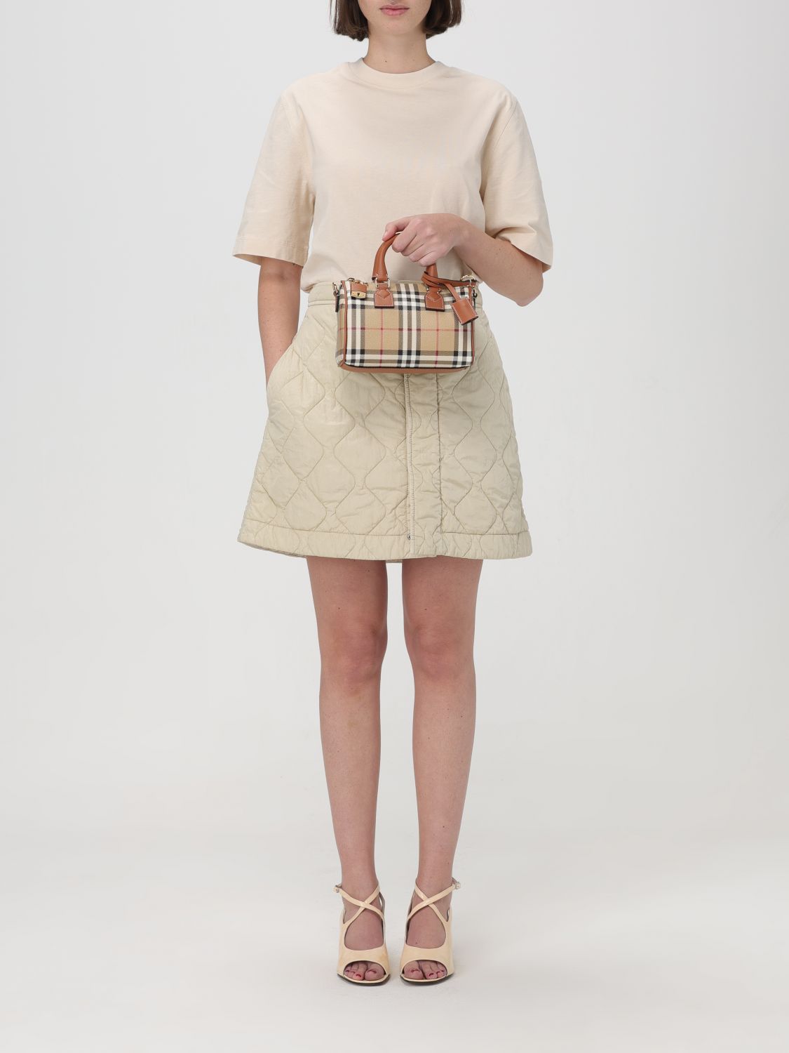 Skirt Woman color Beige